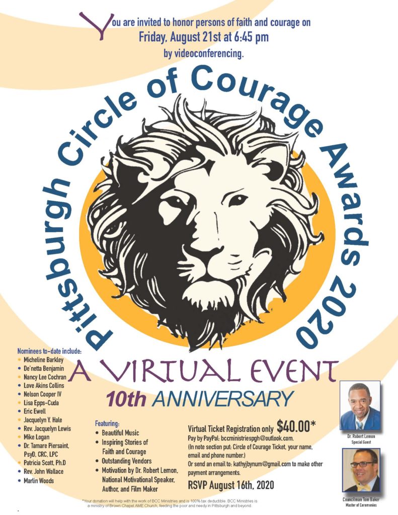 Pittsburgh Circle of Courage Awards 2020