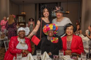 Attendees at Sojourner House's fundraiser Victorian Tea