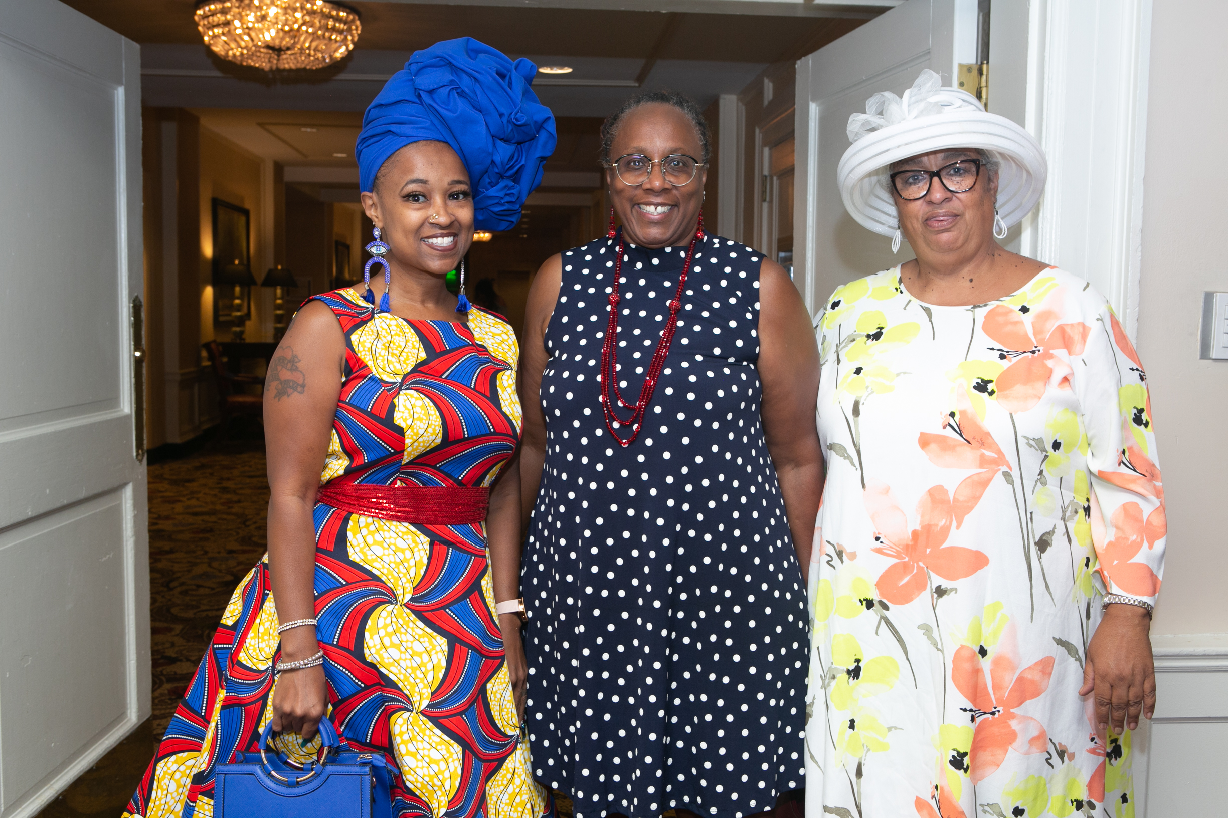 Attendees at Sojourner House's fundraiser Victorian Tea