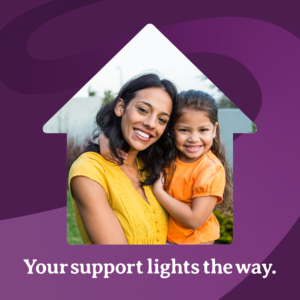 Your support lights the way for mothers in recovery and their child.